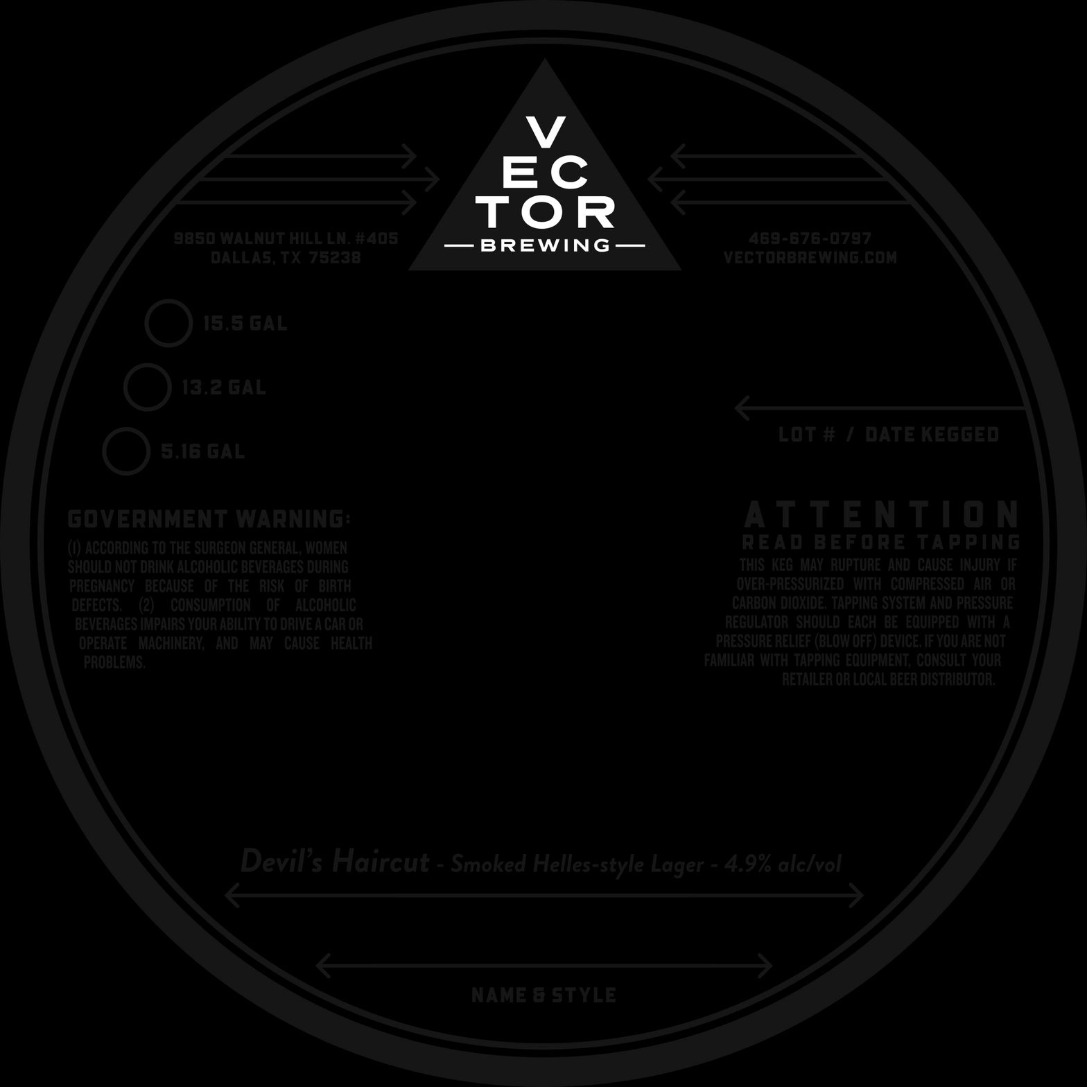 Devil's Haircut label