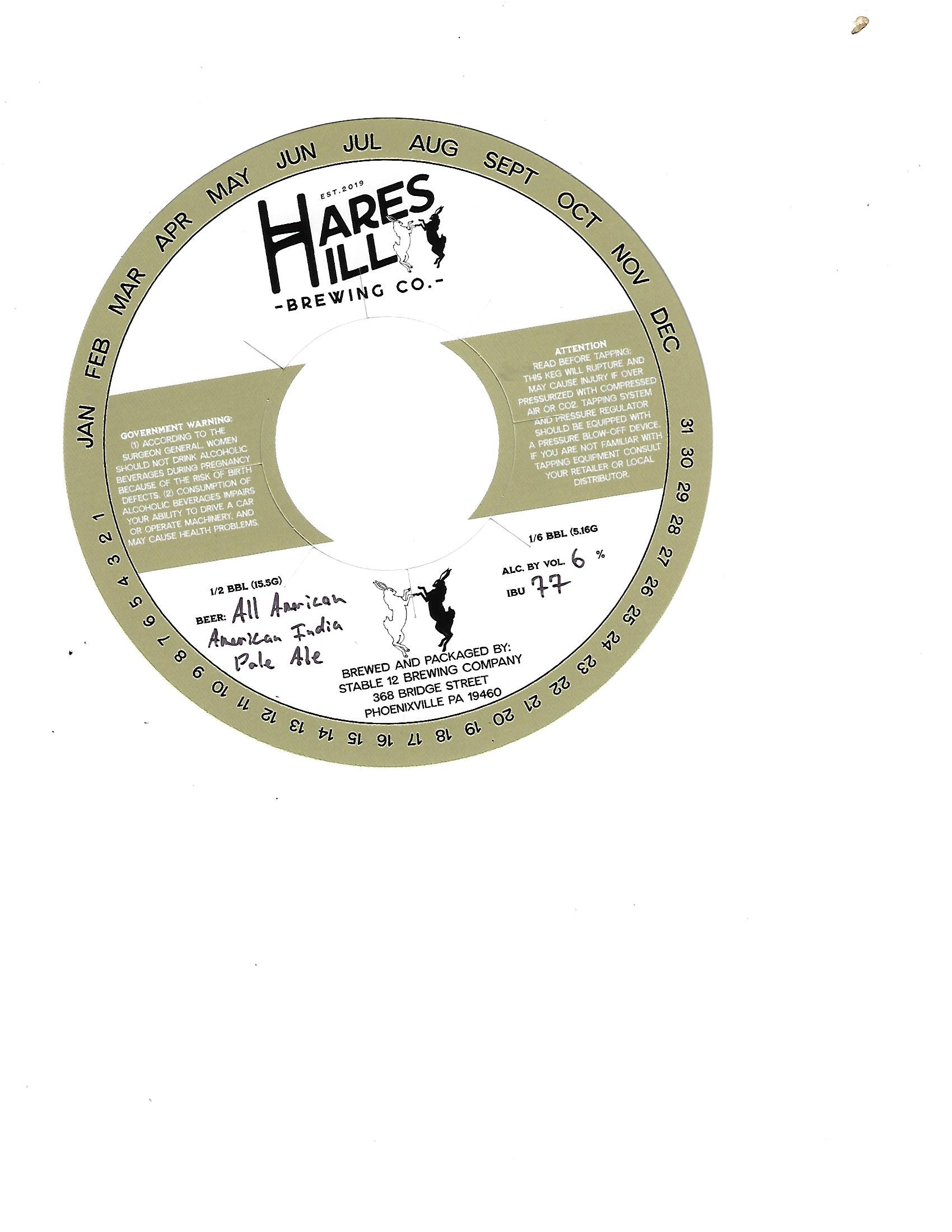 All American label