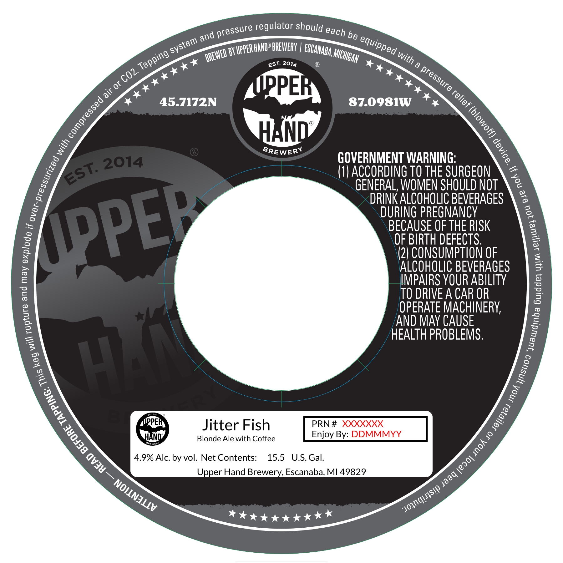 Jitter Fish label