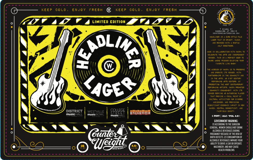 Headliner Lager label
