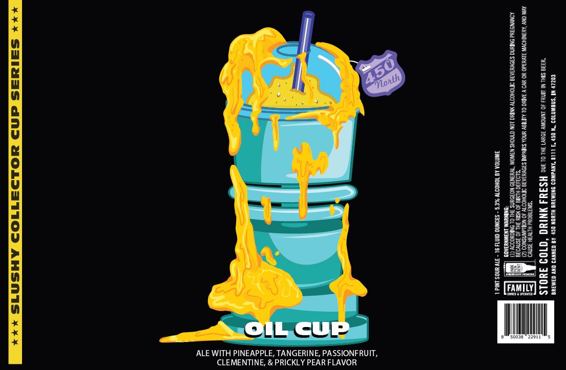 Oil Cup label