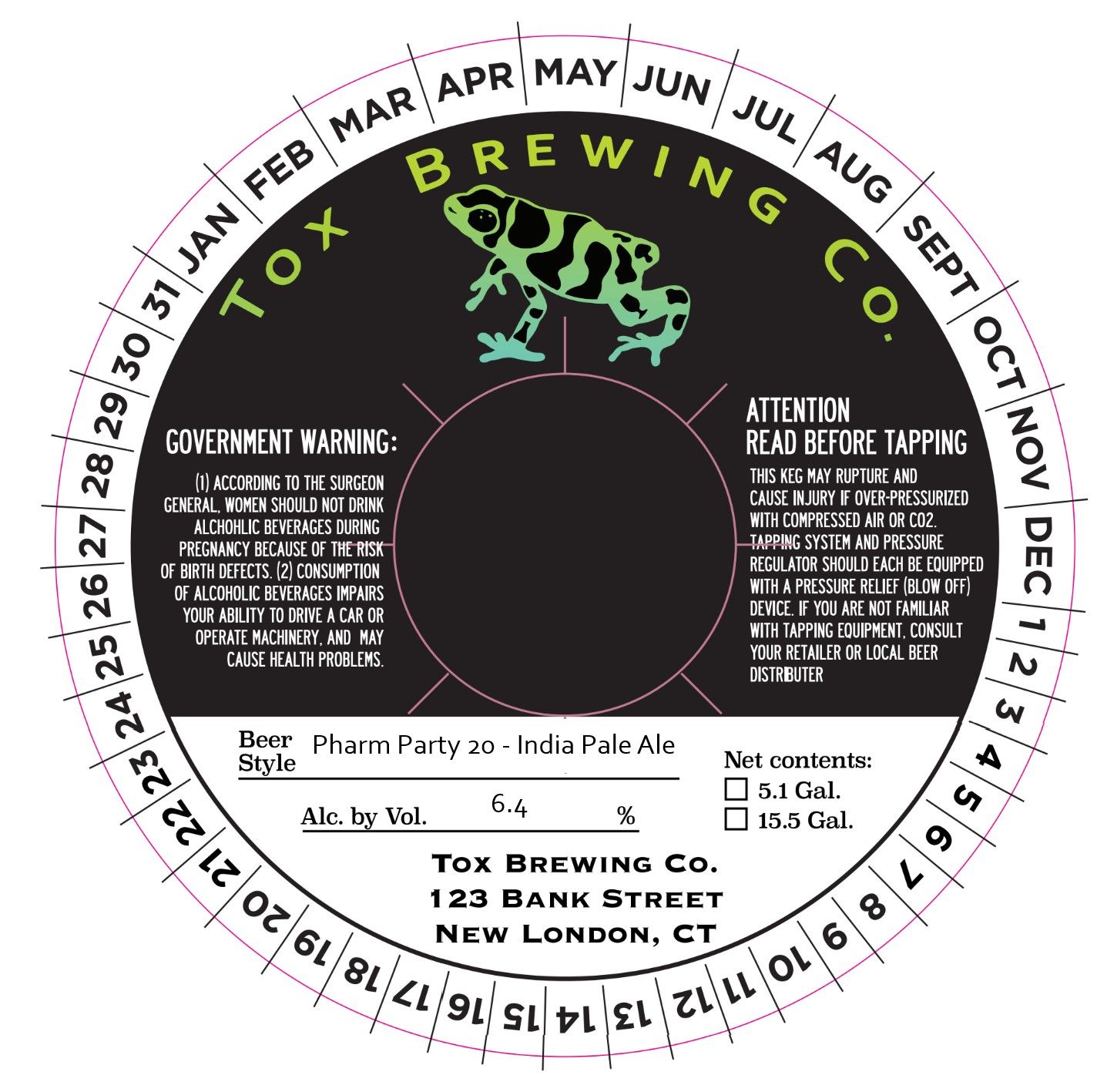 Pharm Party 20 label