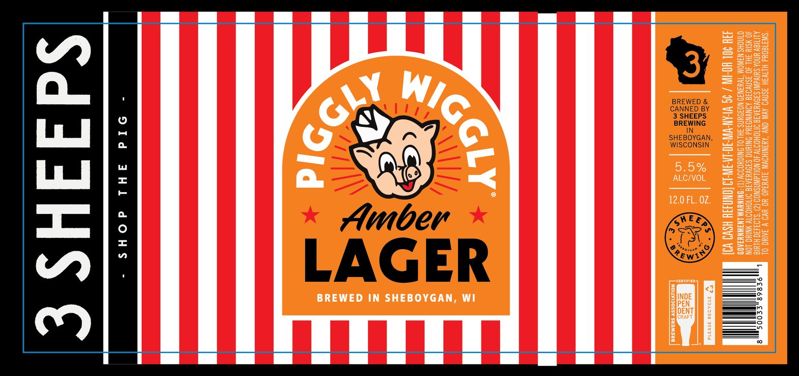Piggly Wiggly Amber Lager label