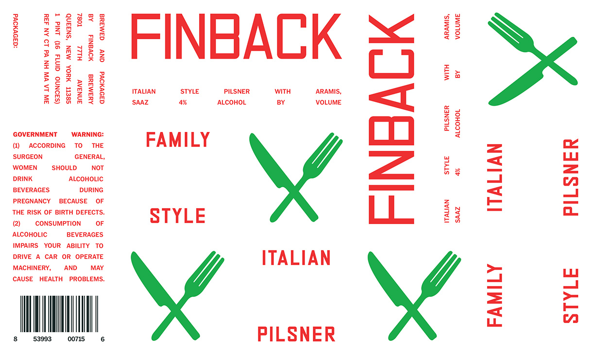 Family Style label