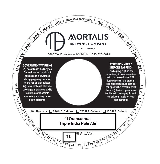 1I Oumuamua label