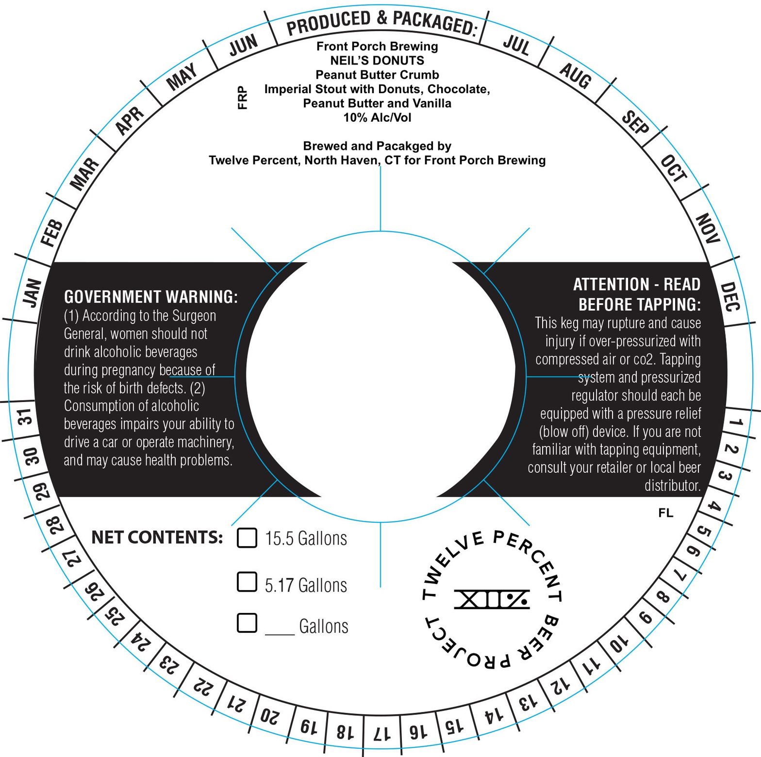Neil's Donuts label