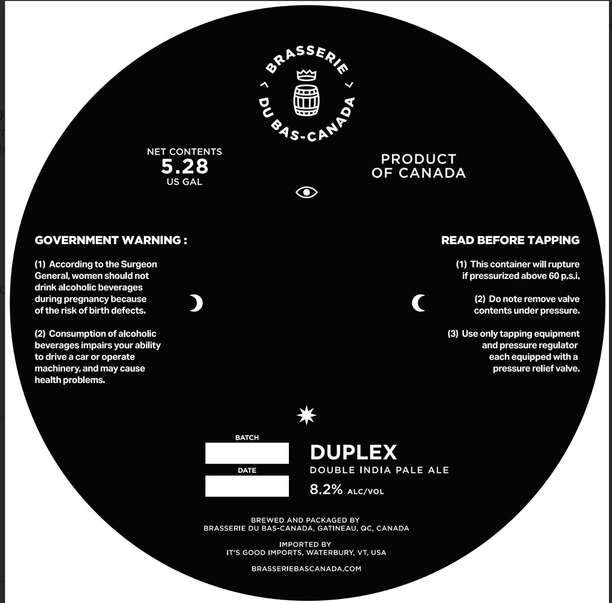 Duplex label