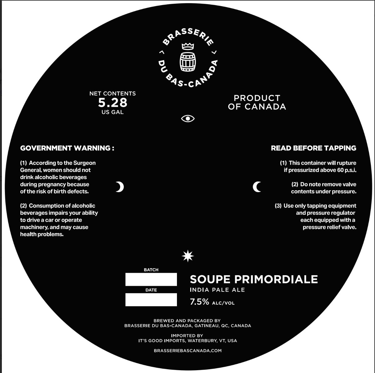 Soupe Primordiale label