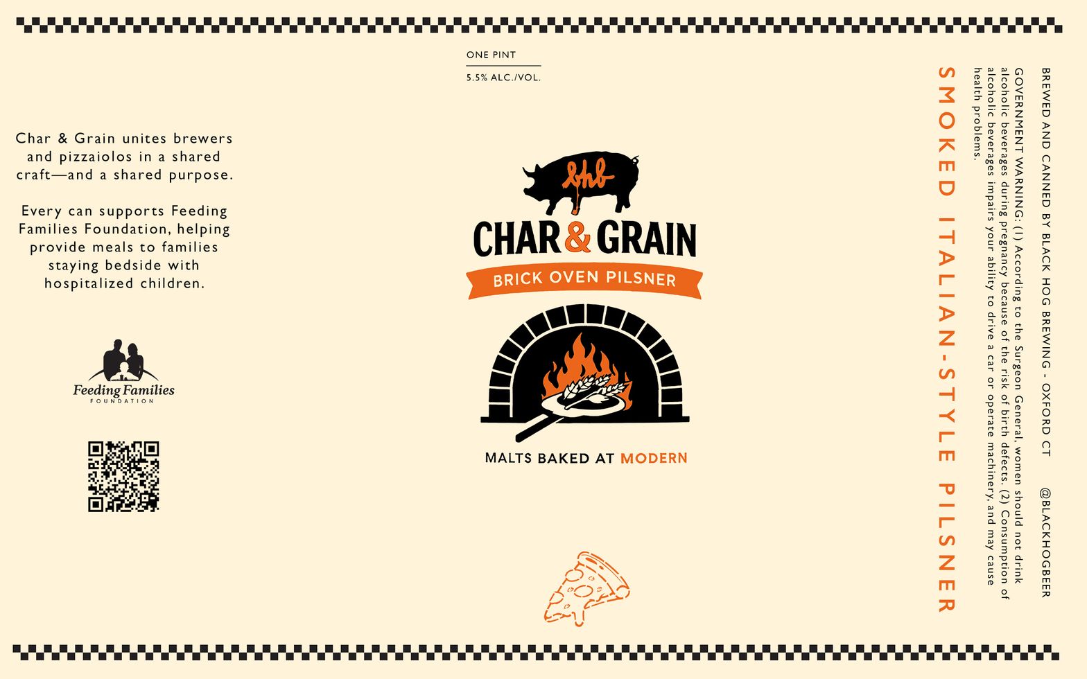 Char and Grain label