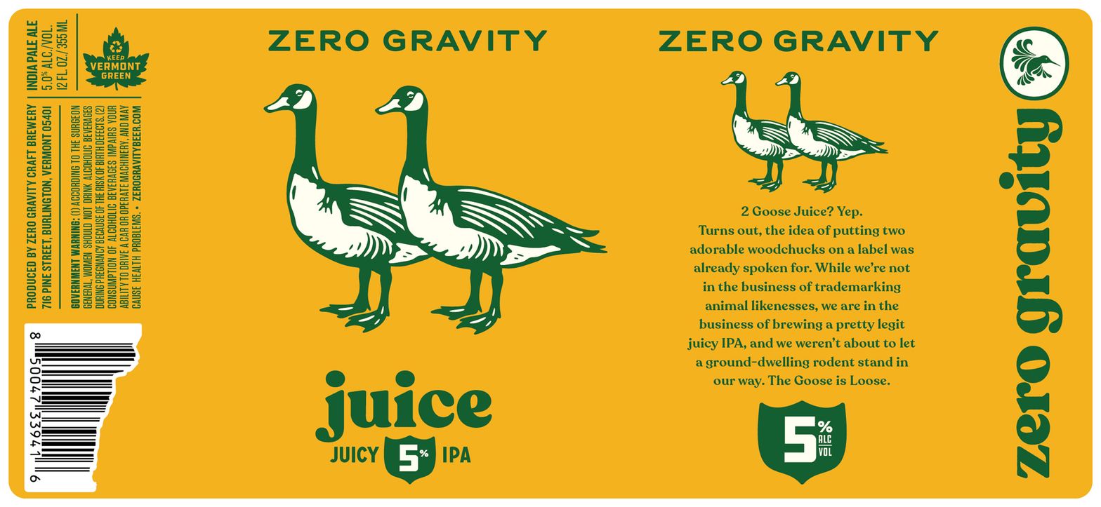 Juice Juicy IPA label