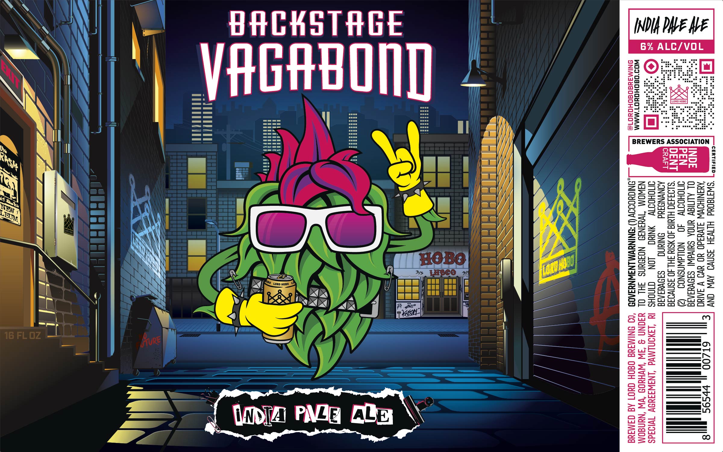 Backstage Vagabond label