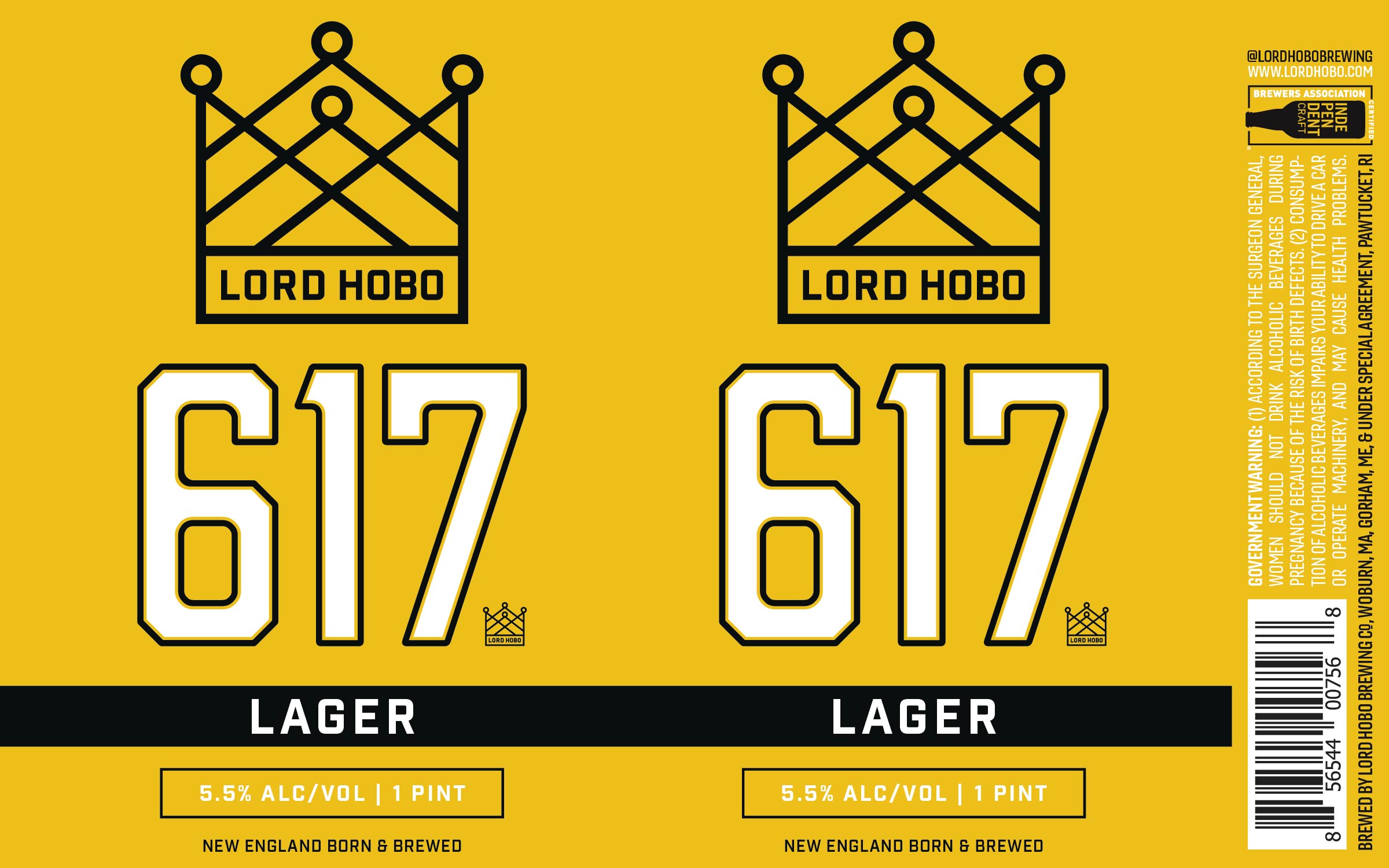 617 Lager label