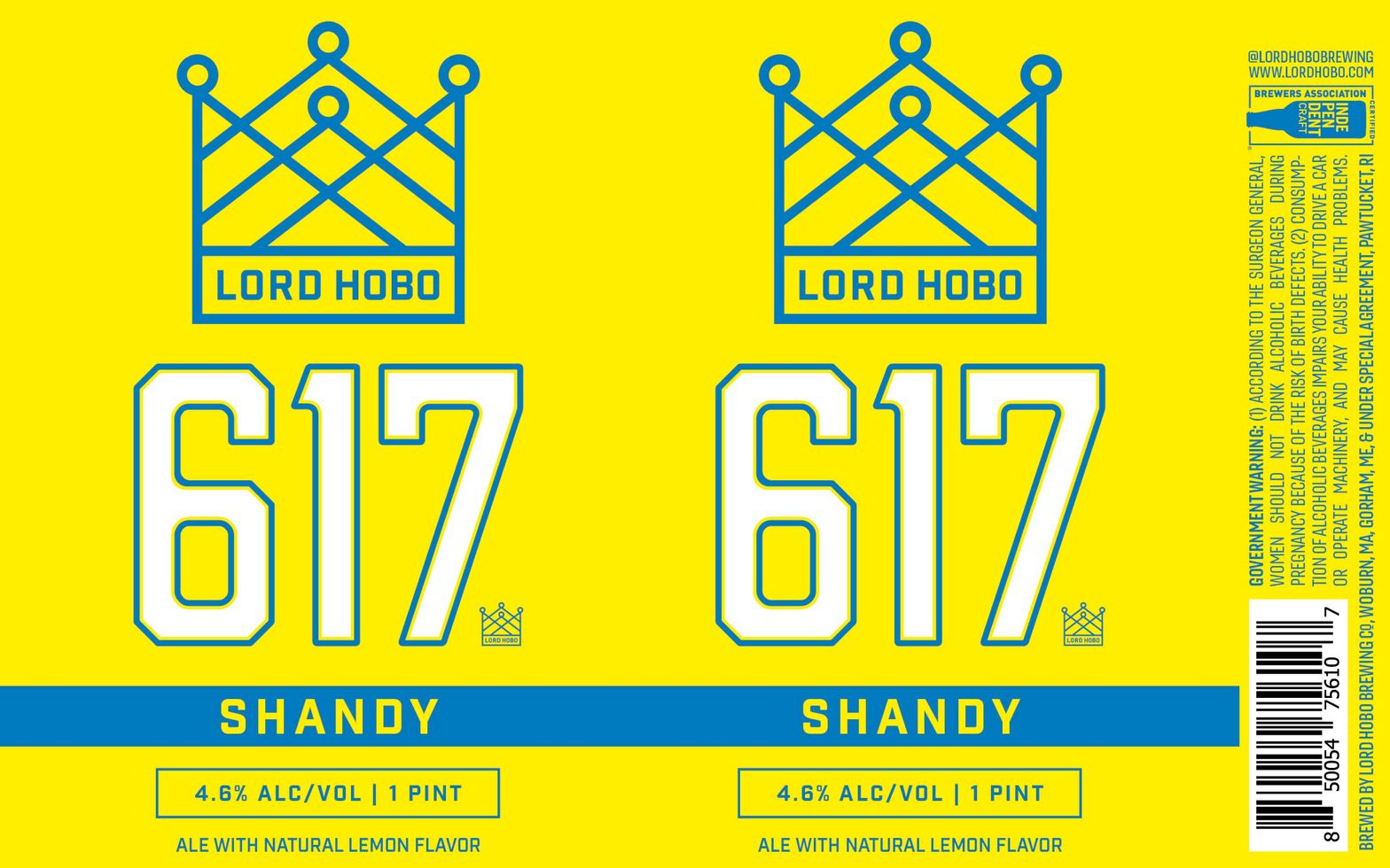 617 Shandy label