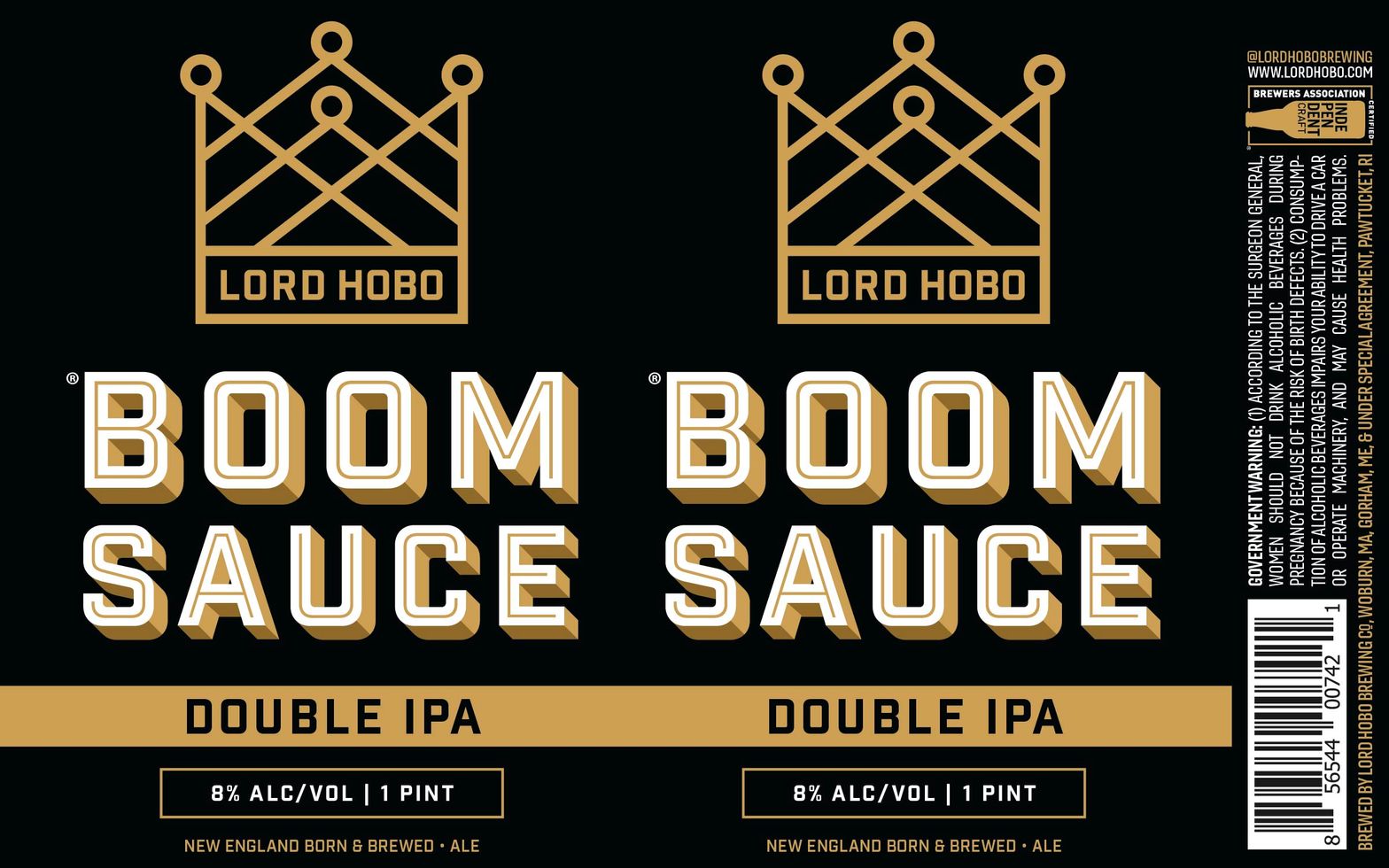 Boom Sauce label