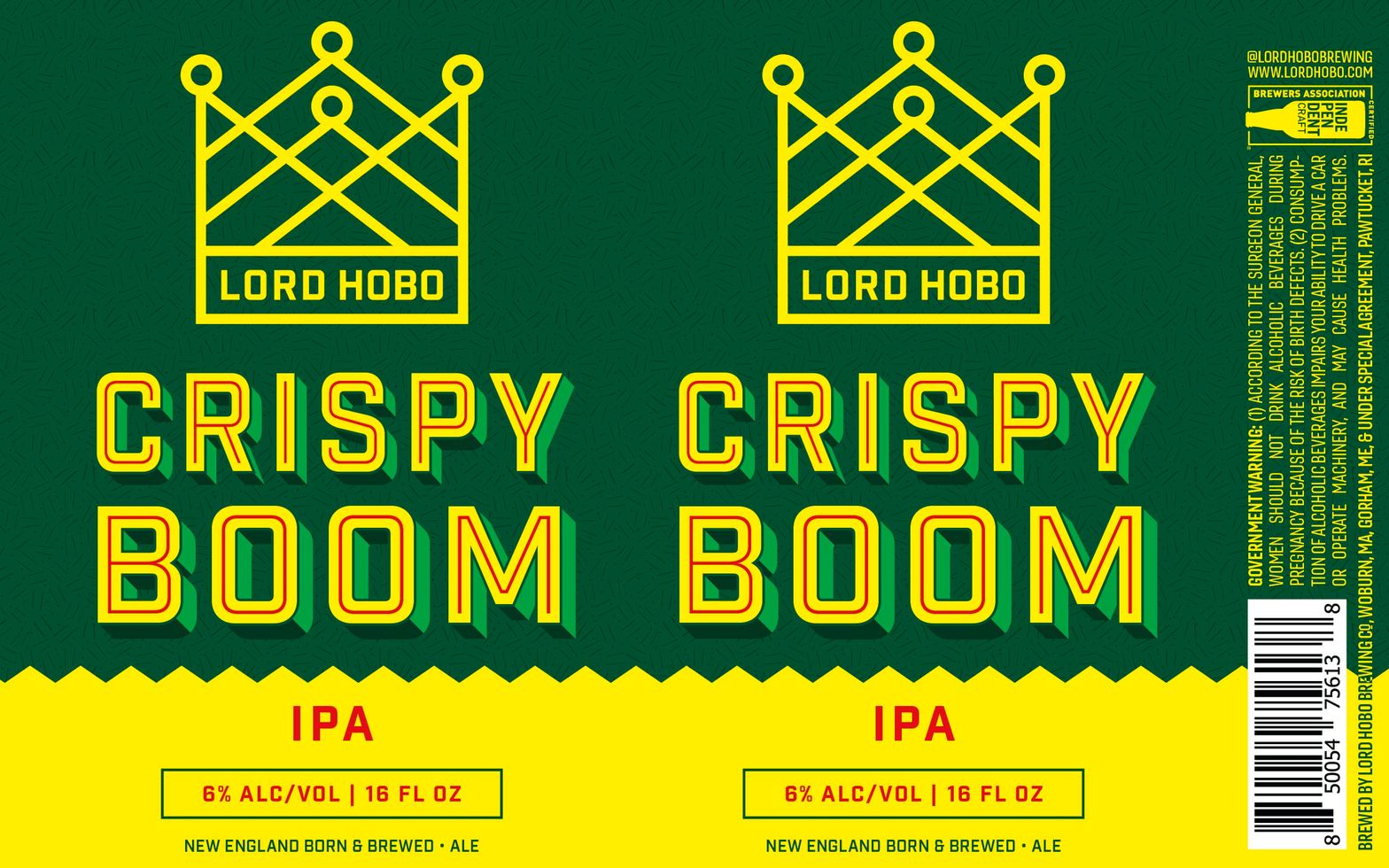 Crispy Boom label