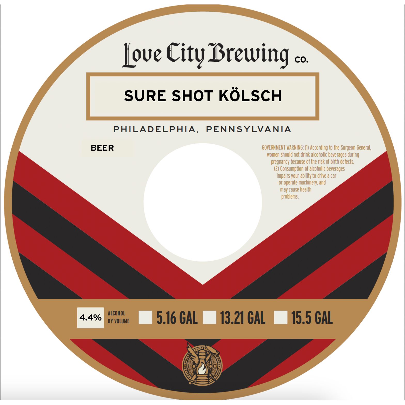 Sure Shot Kölsch label