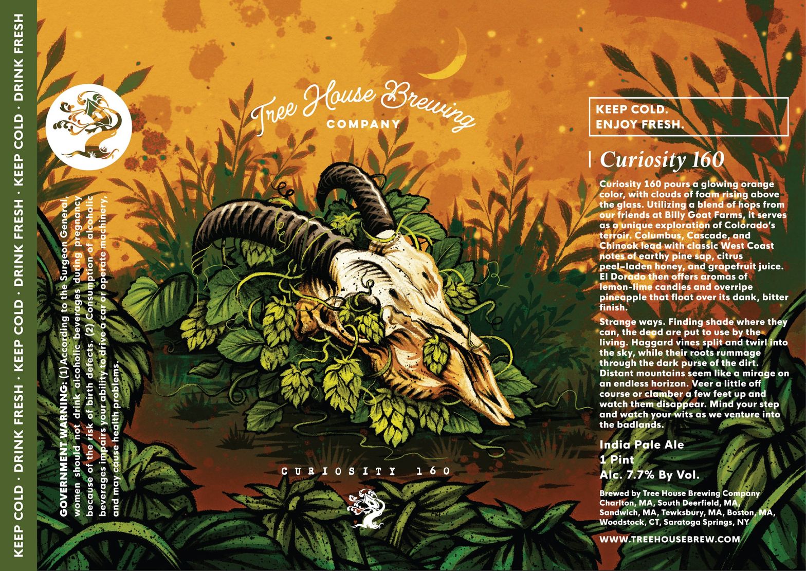 Curiosity 160 label