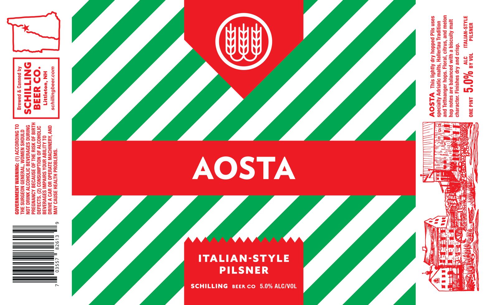 Aosta label