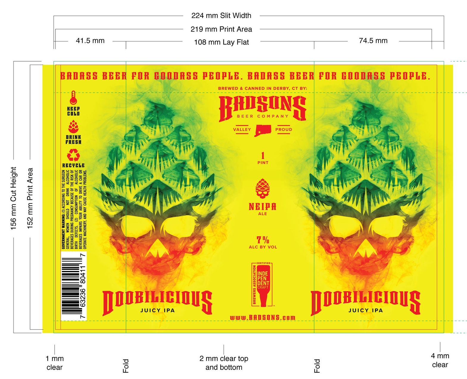 Doobilicious label