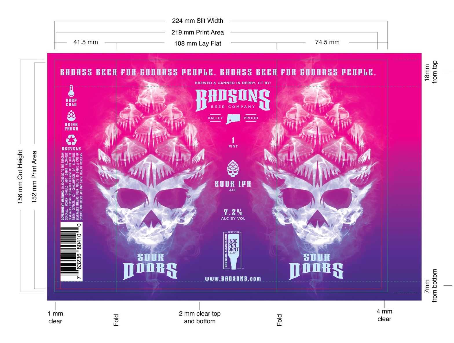 Sour Doobs label