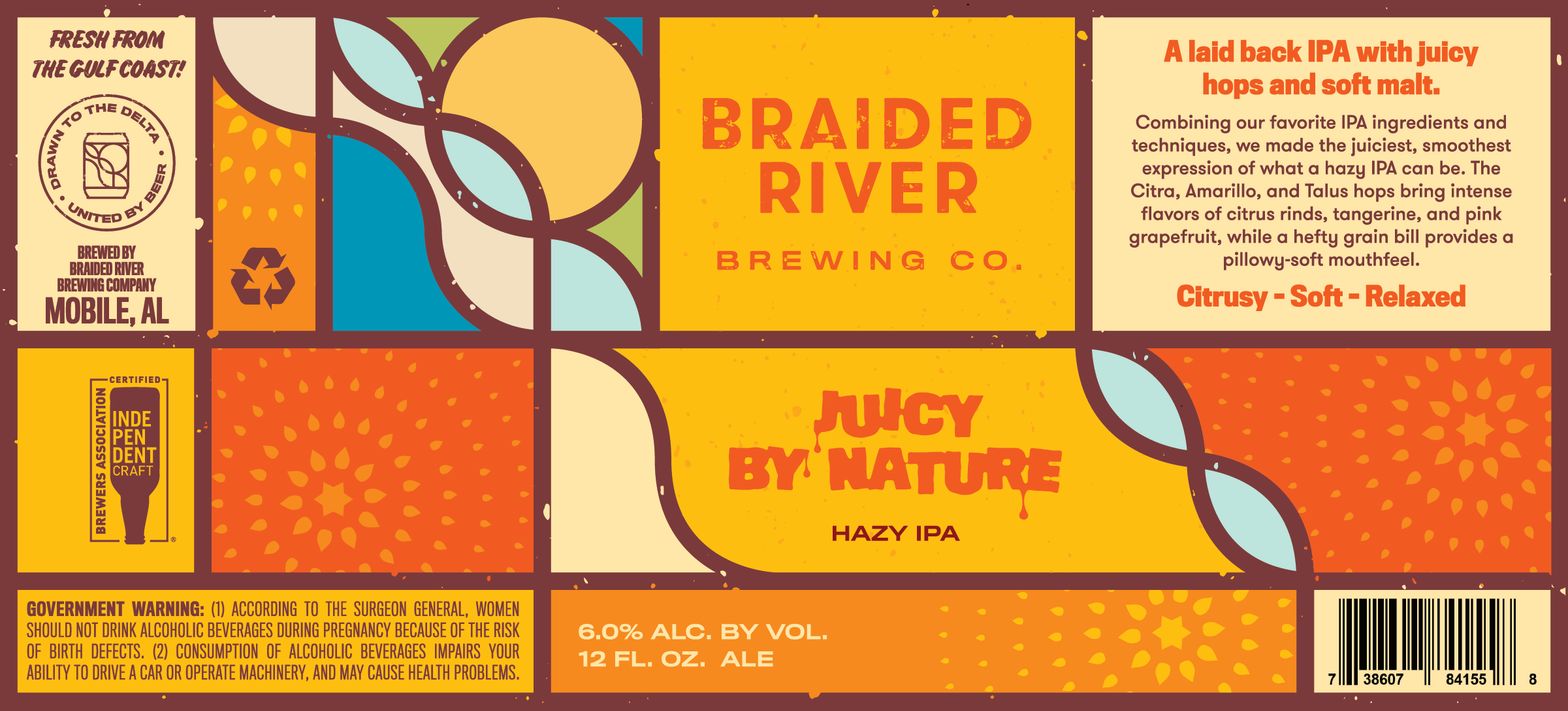 Juicy By Nature label
