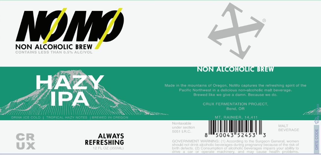 NØMØ Hazy IPA label