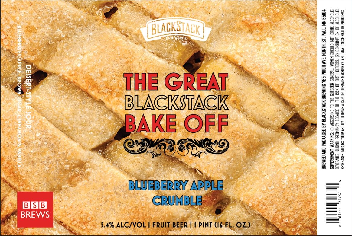 The Great Blackstack Bake Off label