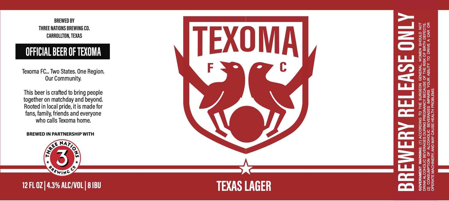 Texas Lager label