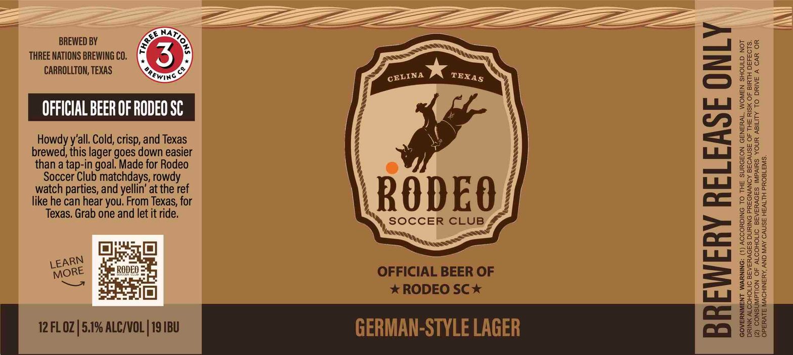 Rodeo German-Style Lager label
