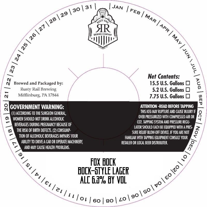 Fox Bock label