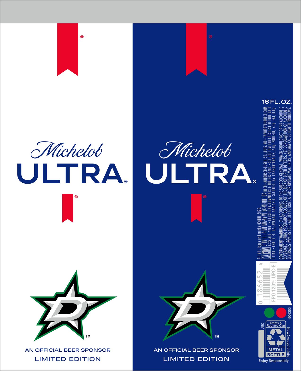 Michelob Ultra label