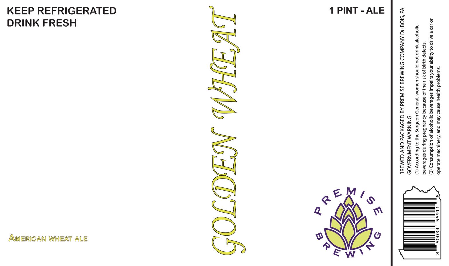 Golden Wheat label