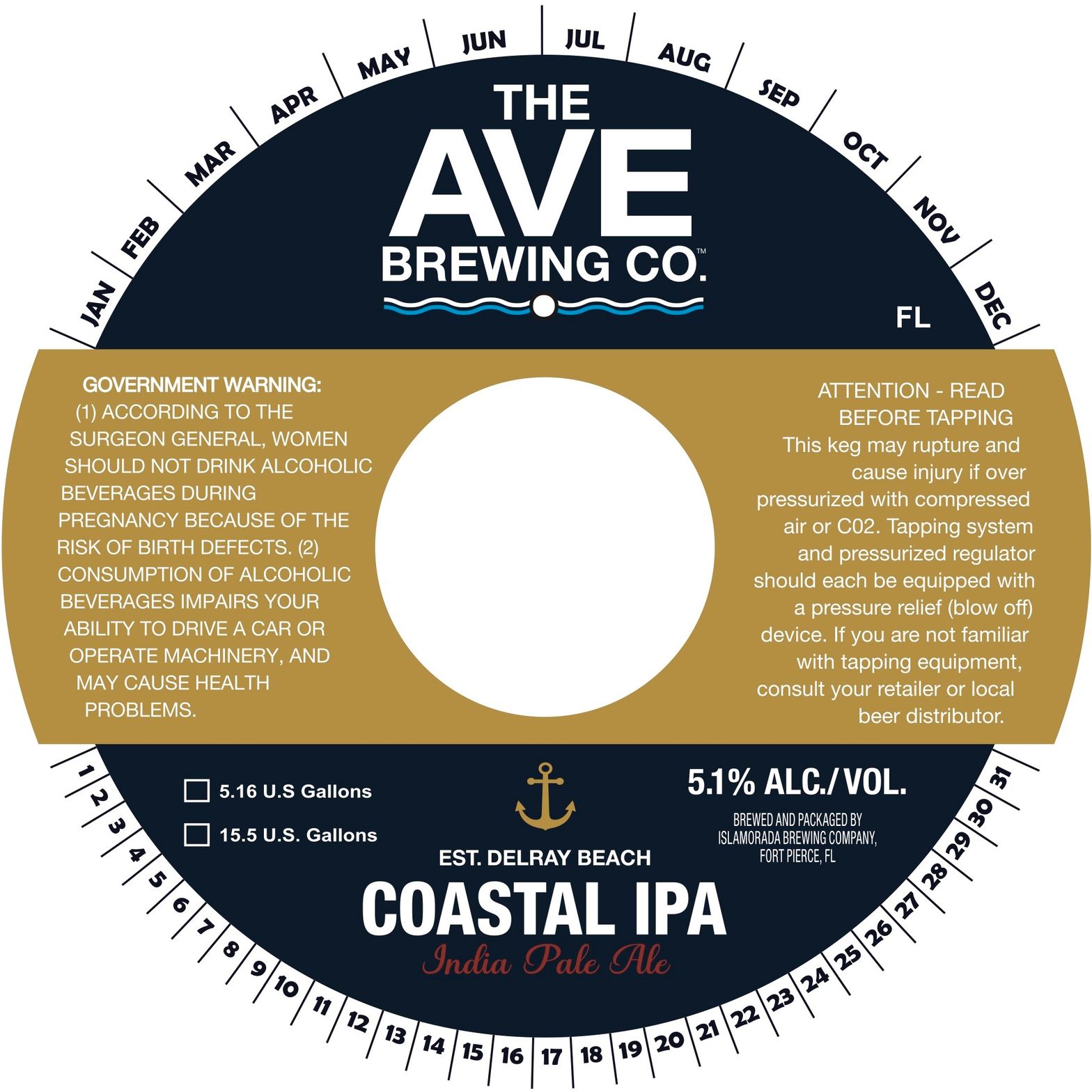 Coastal IPA label
