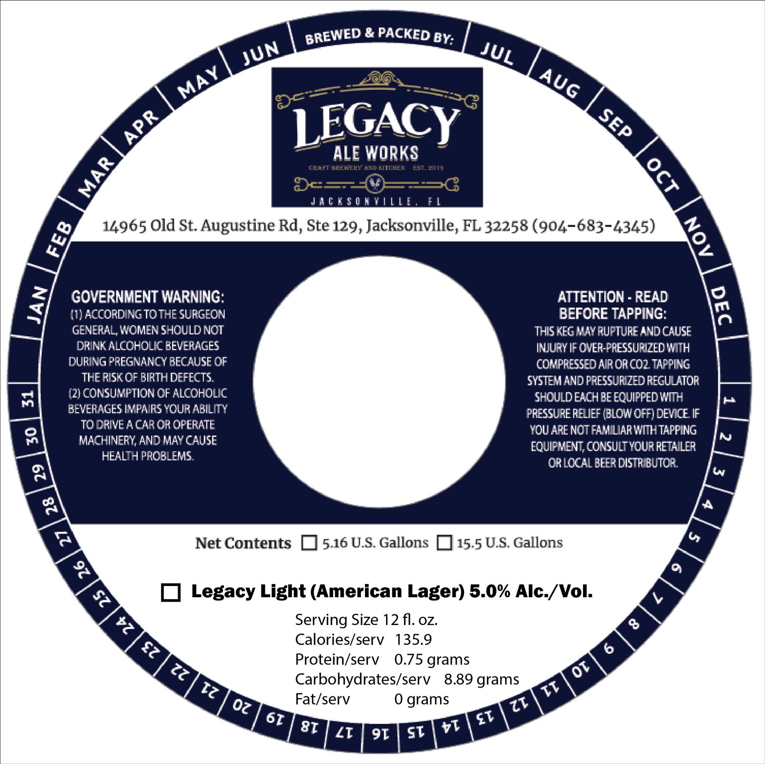 Legacy Light label
