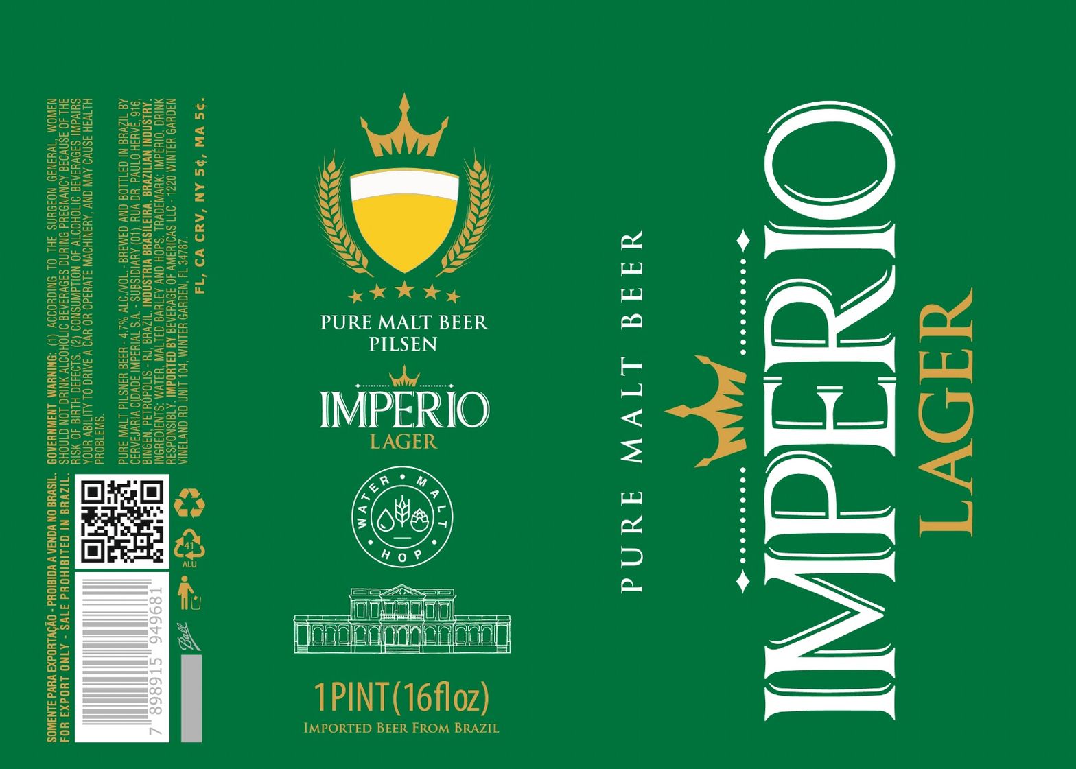 Imperio Lager label