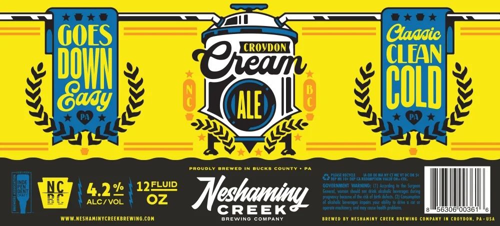 Croydon Cream Ale label