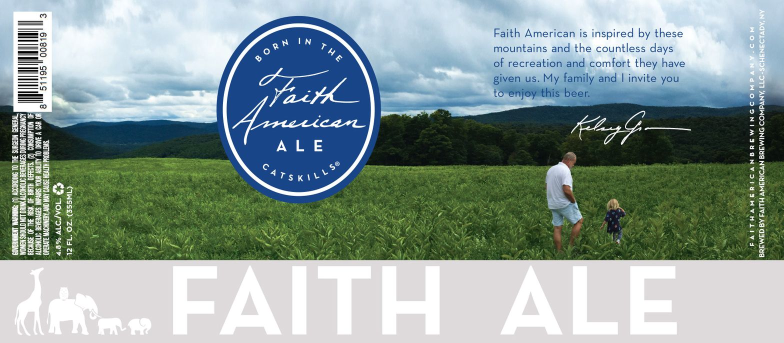 Faith American Ale label