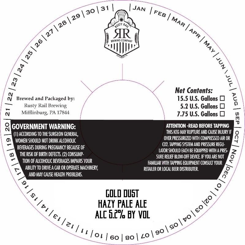 Cold Dust label