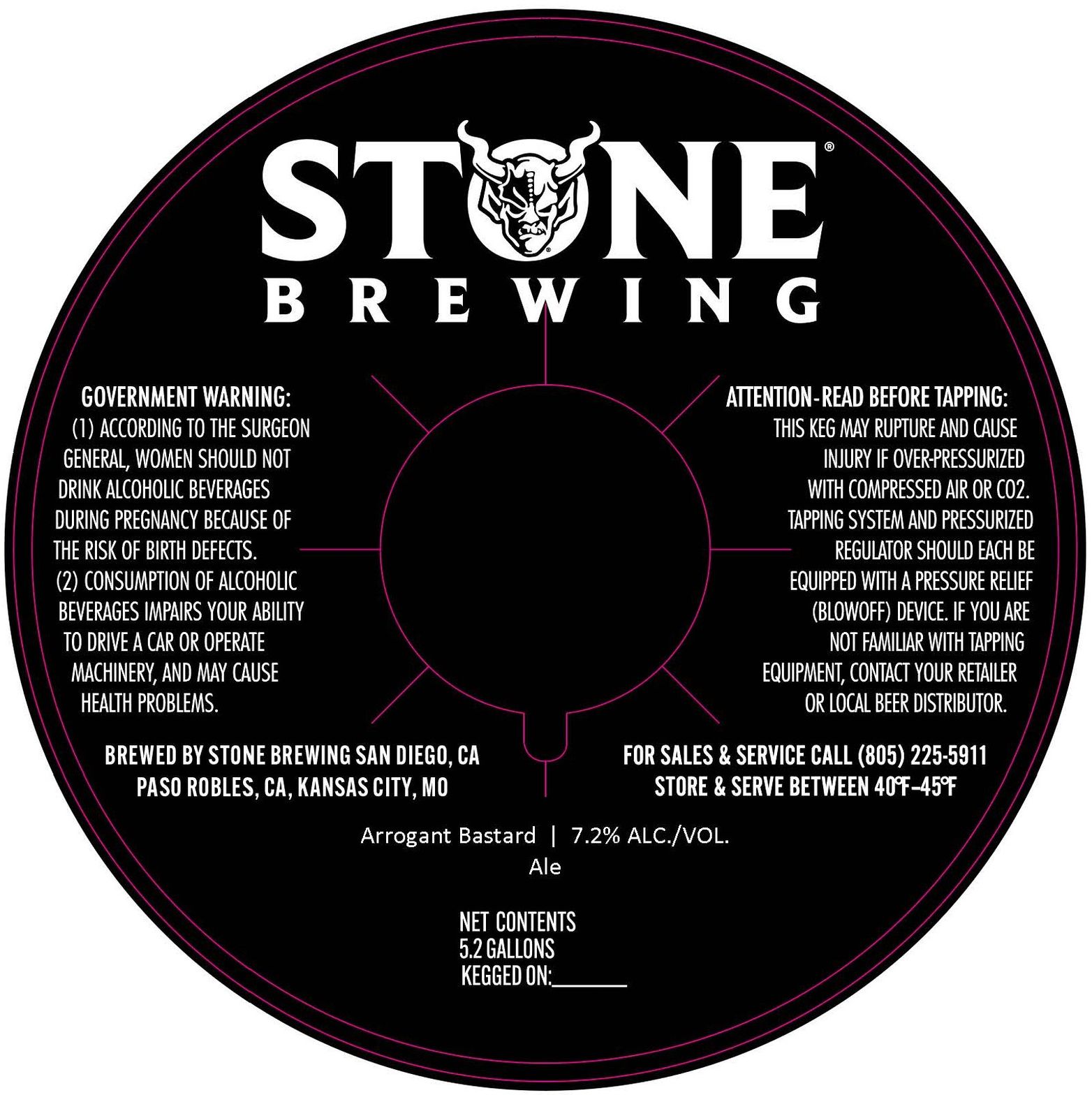 Arrogant Bastard label