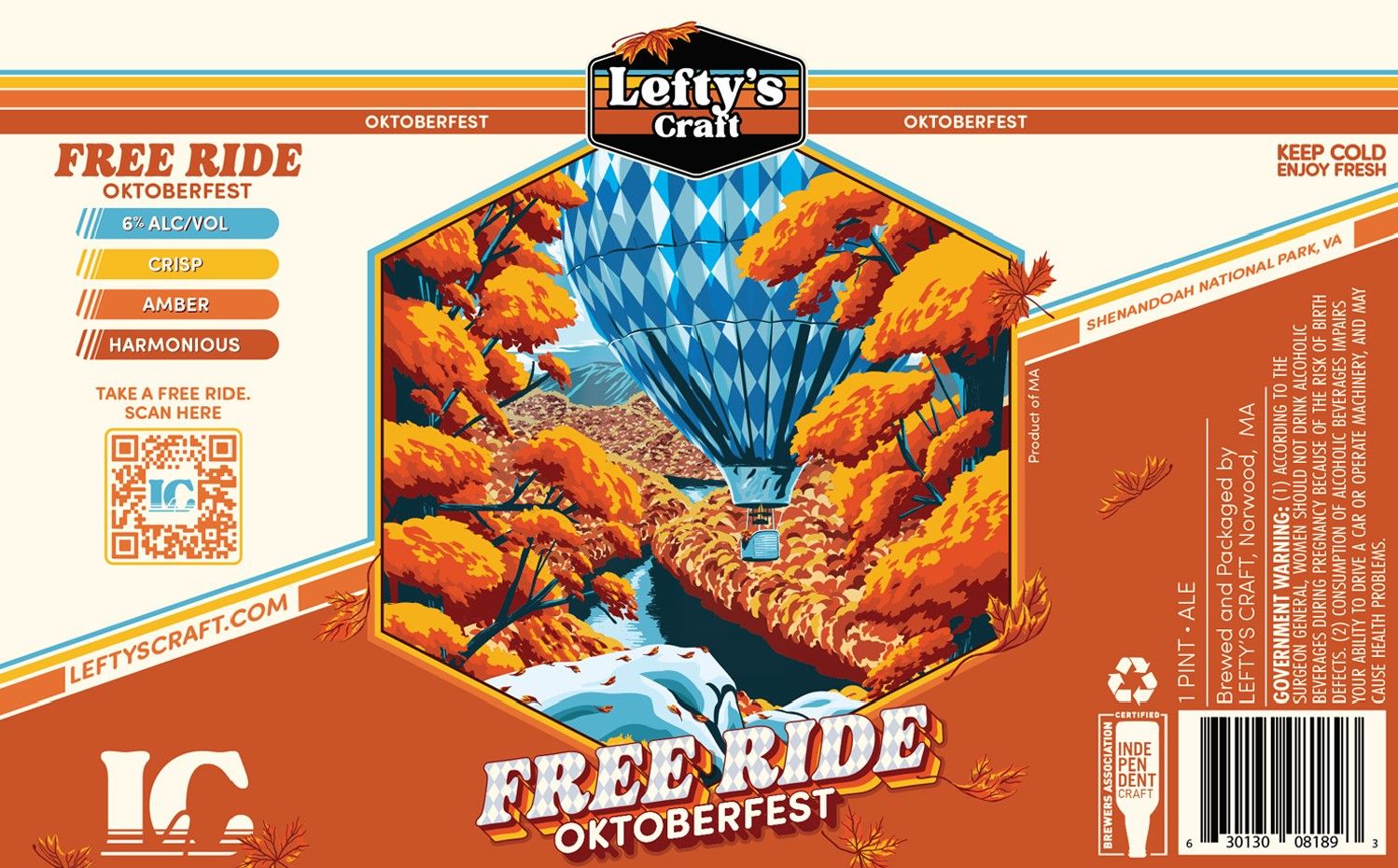 Free Ride Oktoberfest label