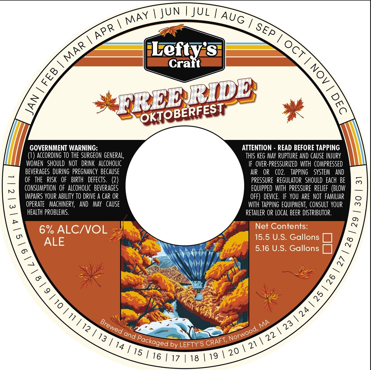 Free Ride Oktoberfest label