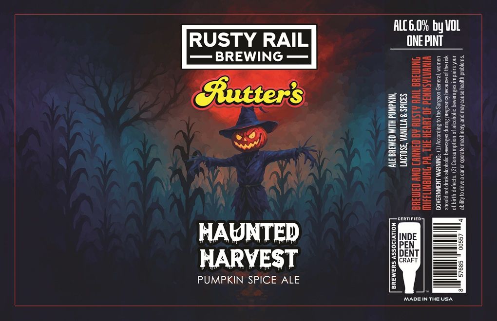Haunted Harvest label