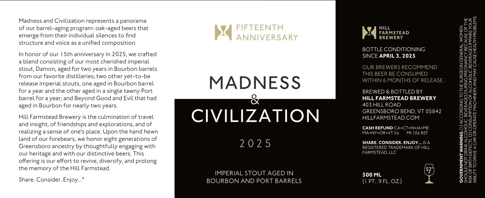 Madness & Civilization 2025 label