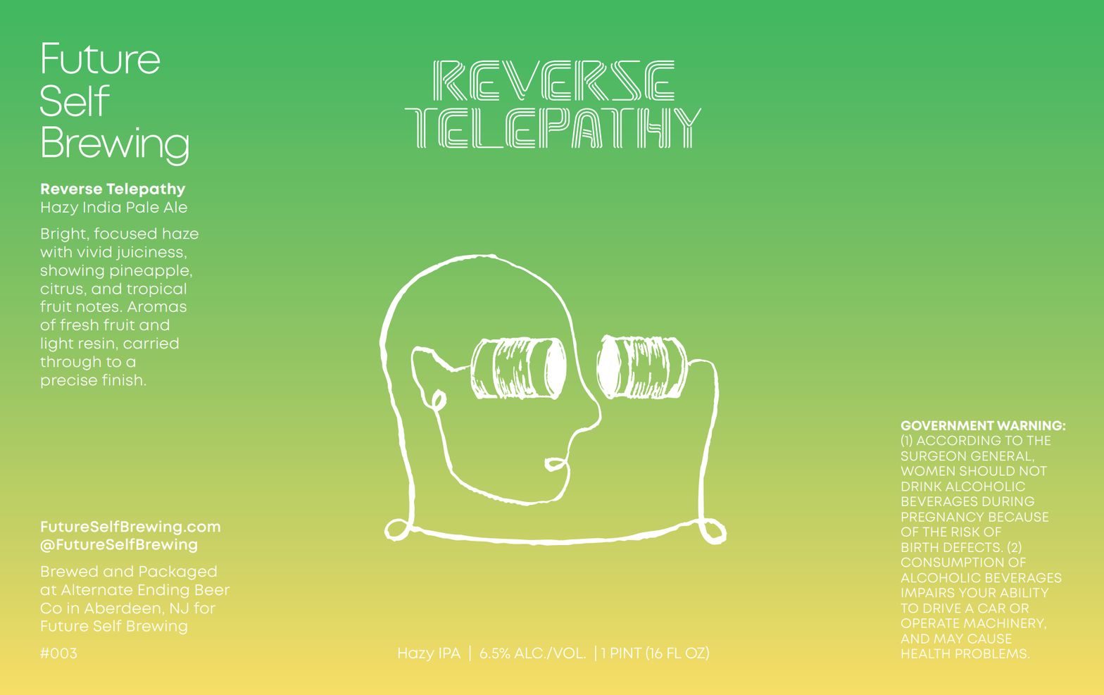 Reverse Telepathy label