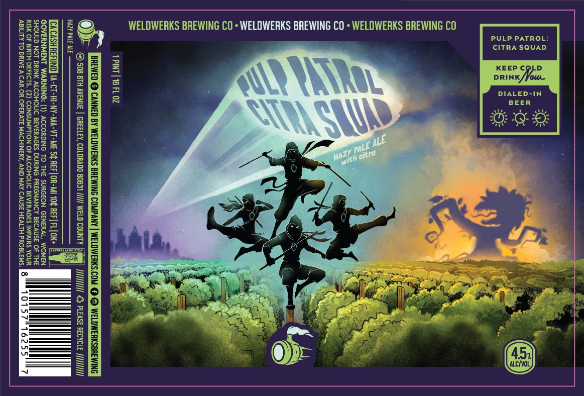 Pulp Patrol: Citra Squad label