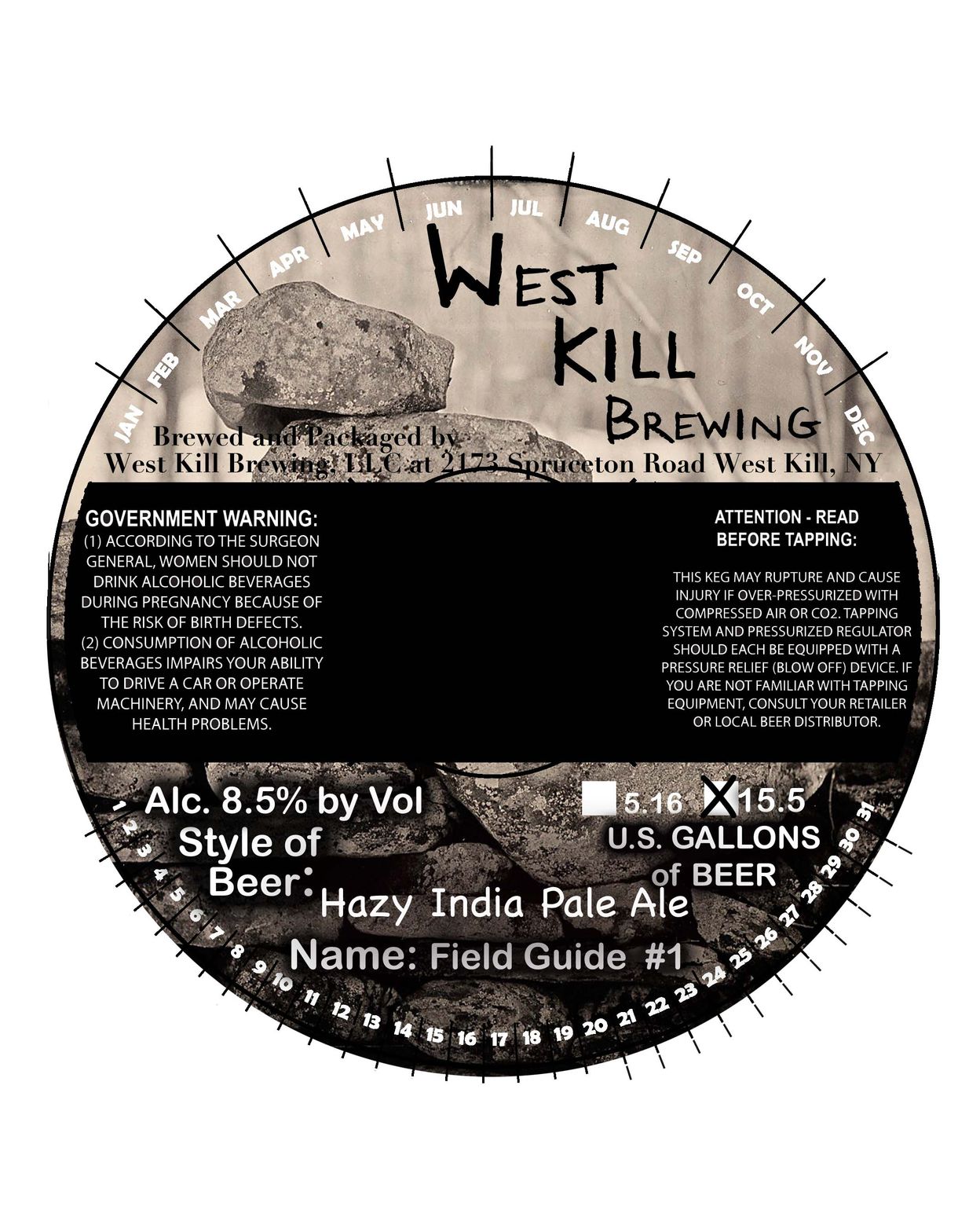 Field Guide #1 label