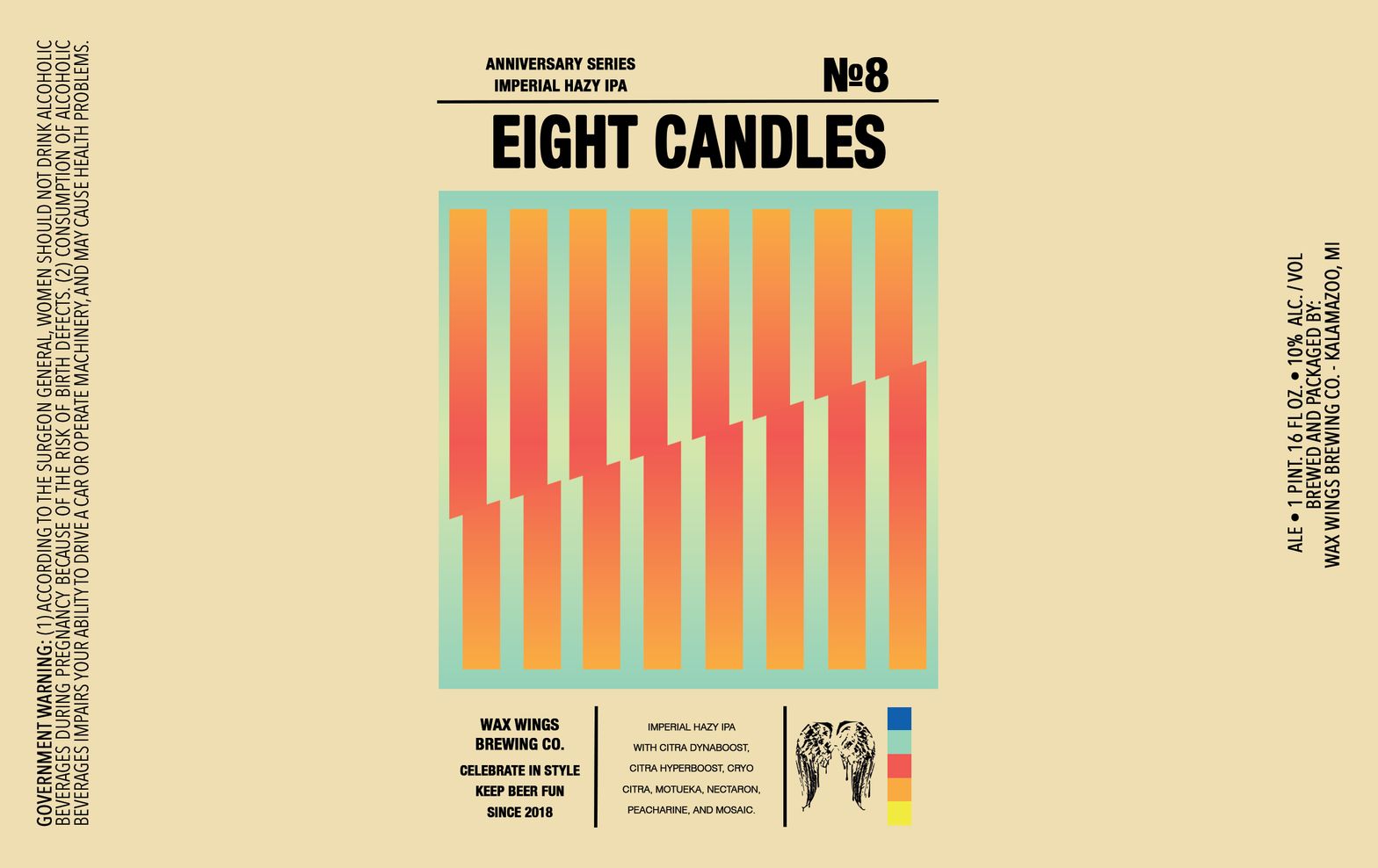 Eight Candles label