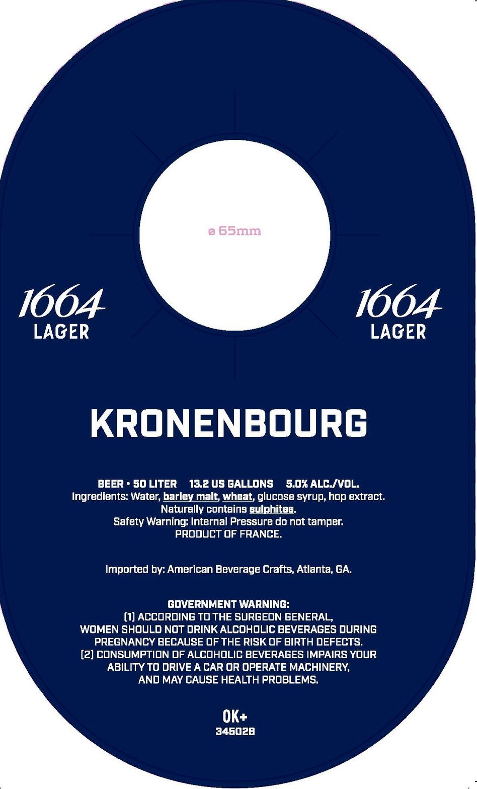 1664 Lager label