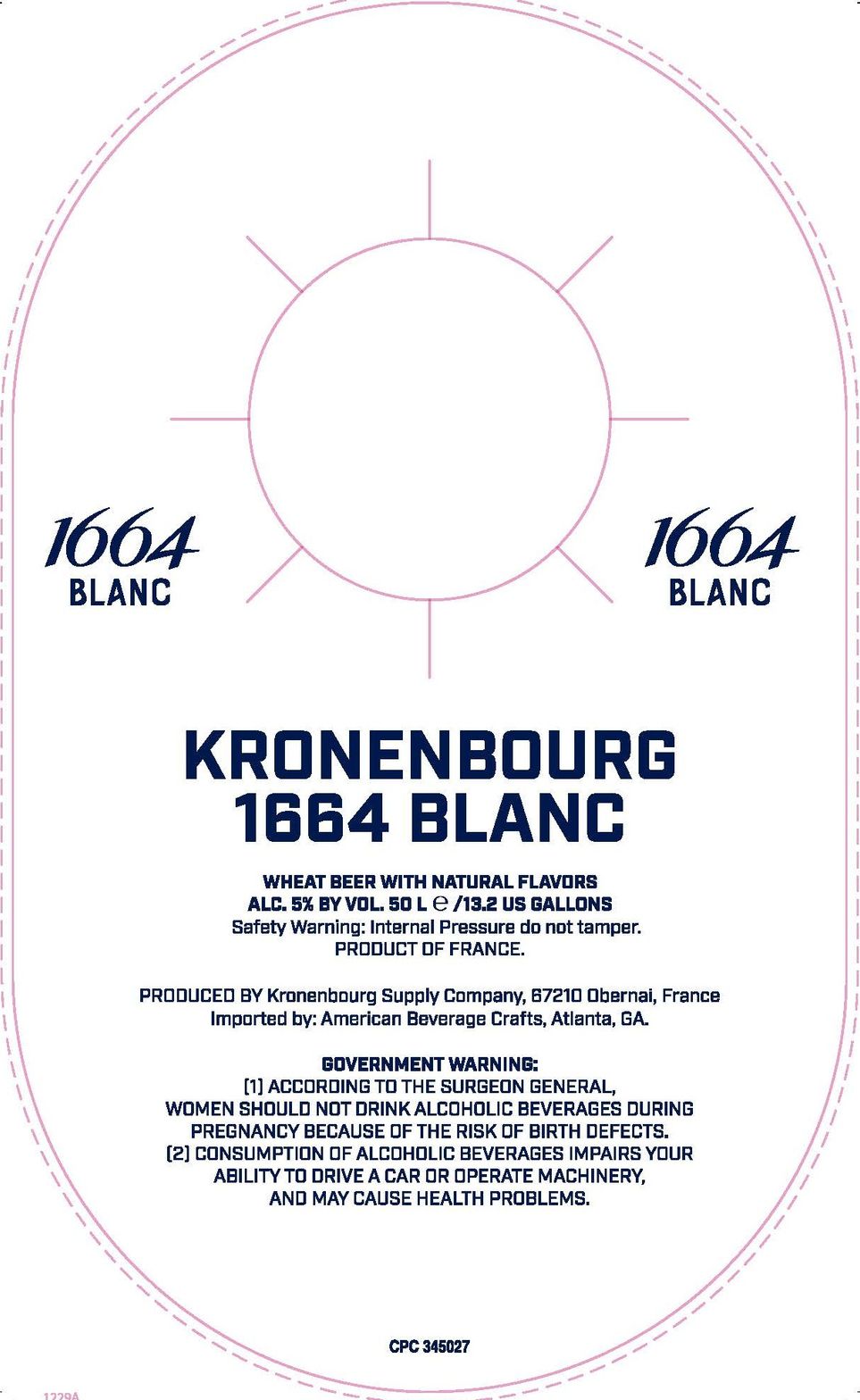 1664 Blanc label