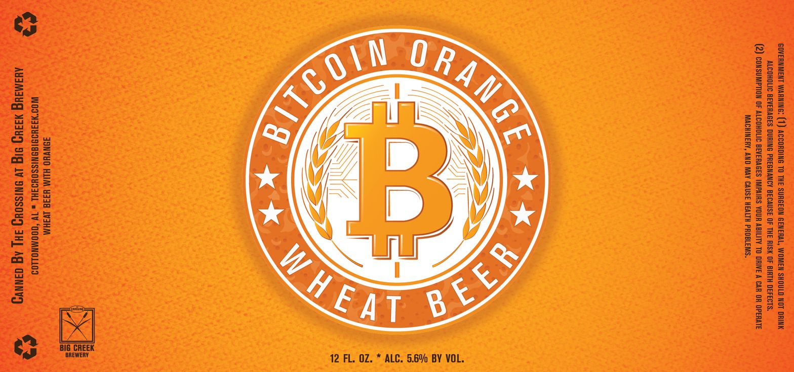 Bitcoin Orange label